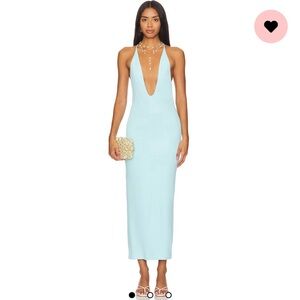 Revolve Blue Midi Dress